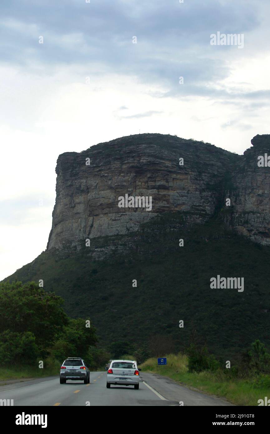 palmeira, bahia, brazil - may 17, 2022: view of Morro do Pai Inacio in Chapada Diamentina region in Bahia. Stock Photo