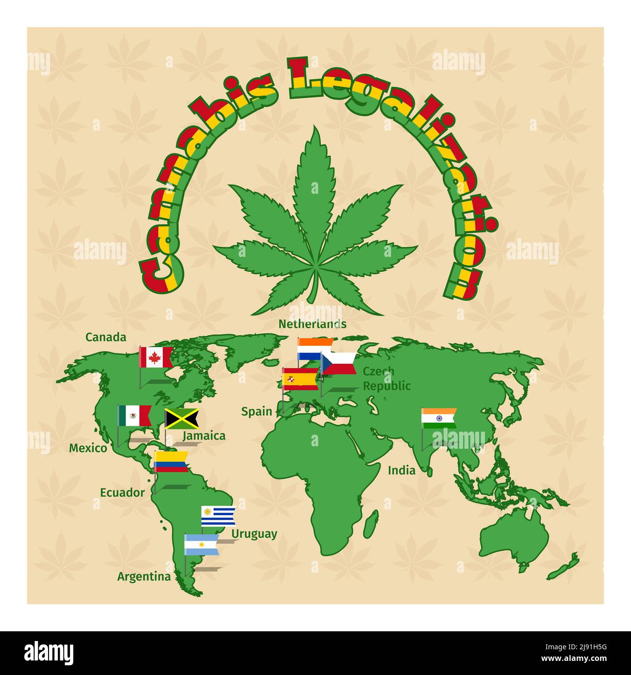 Weed argentina Stock Vector Images - Alamy