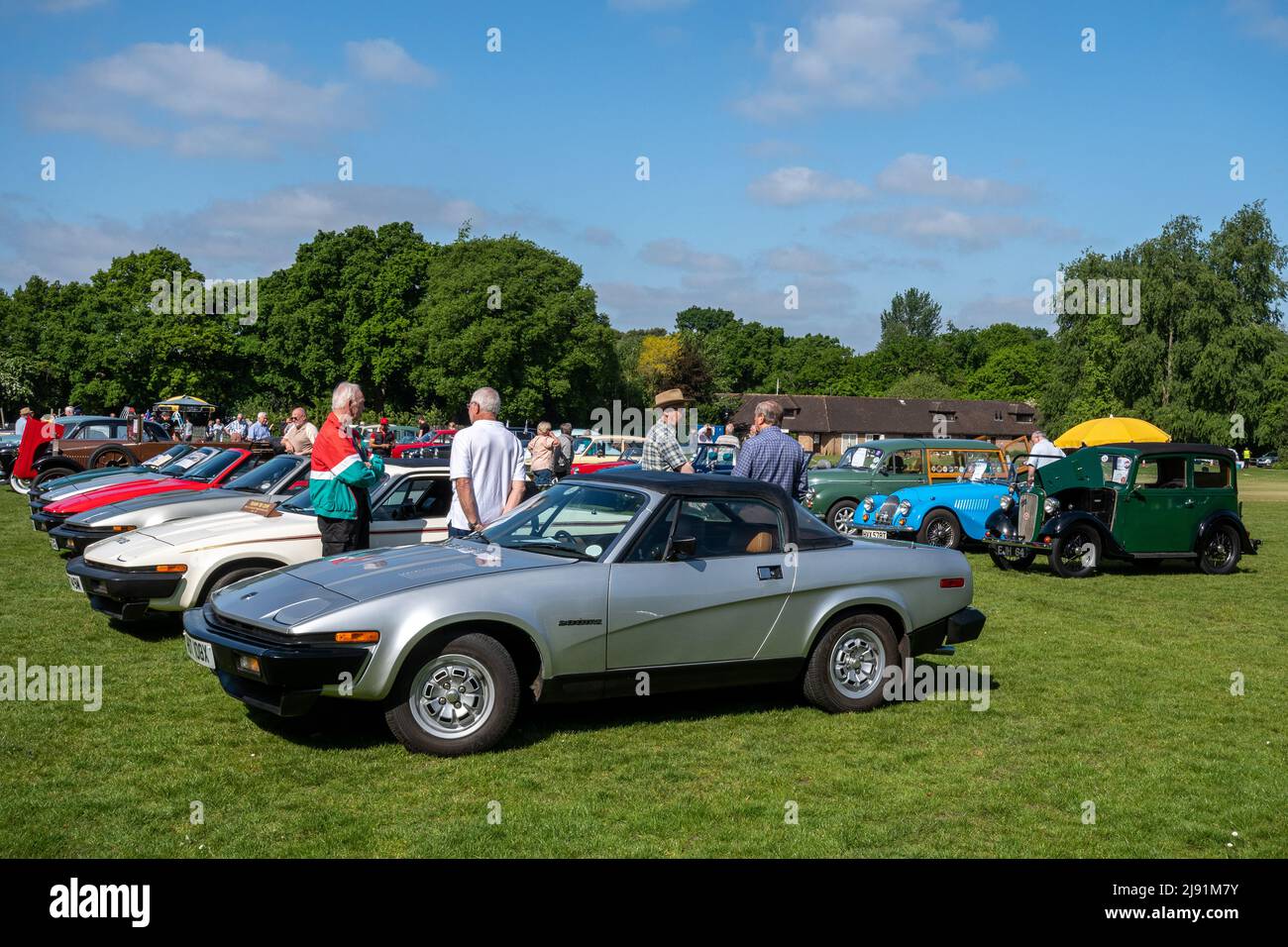 Classic cars at Surrey Heath Show, May 2022, held at Frimley Lodge Park