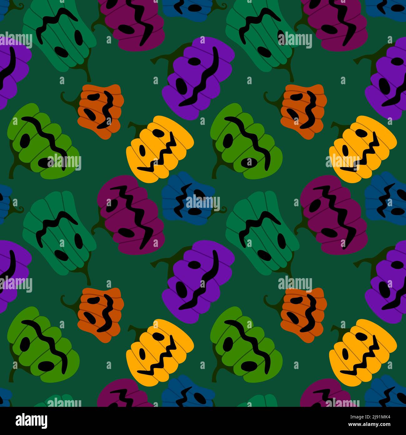 Pumkins Pattern Halloween seamless pumpkin pattern for fabrics and textiles and ...