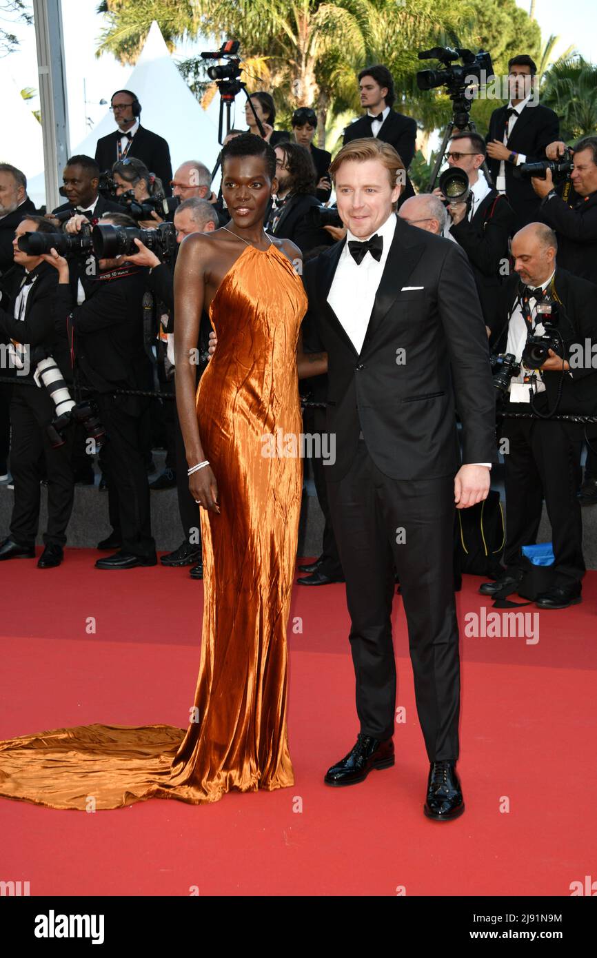 Cannes France 19th May 22 75th Cannes Film Festival 22 Red Carpet Film Armageddon Pictured Jack Lowden Sheila Atim Credit Independent Photo Agency Alamy Live News Stock Photo Alamy