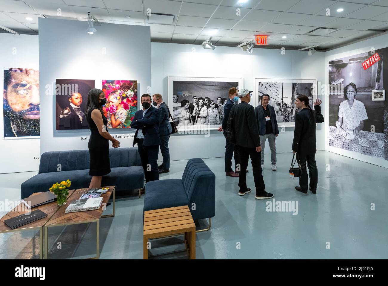 New York, USA. 19th May, 2022. The Photography Show presented by AIPAD (Association of International Photography Art Dealers) opened today in New York City. The show brings together 49 of the world's leading galleries of fine art photography. Credit: Enrique Shore/Alamy Live News Stock Photo