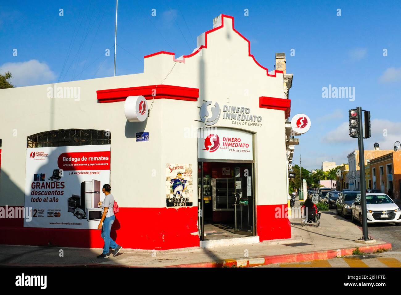 Pawn shop, Merida , Mexico, These shops saw many more clients following the Covid Pandemic and the economical crisis it created. Stock Photo