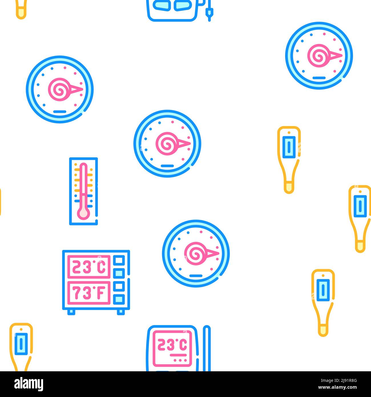 Thermometer Pattern Background Electronic thermometer pattern hi-res stock photography and images - Alamy