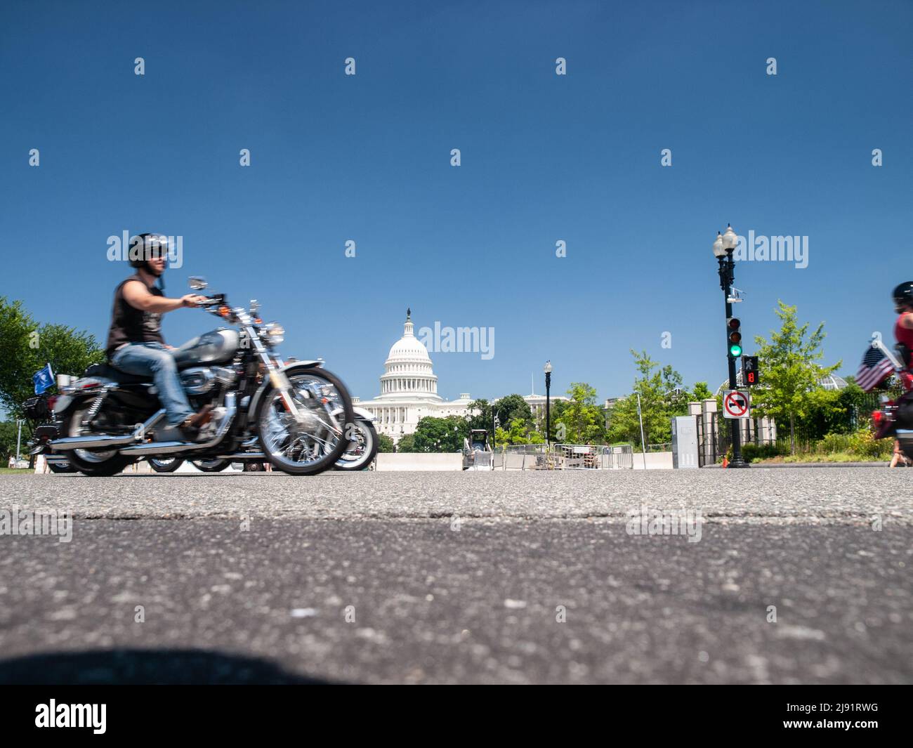 Washington, DC USA 30MAY2010 Rolling Thunder Motorcycle Run Stock Photo