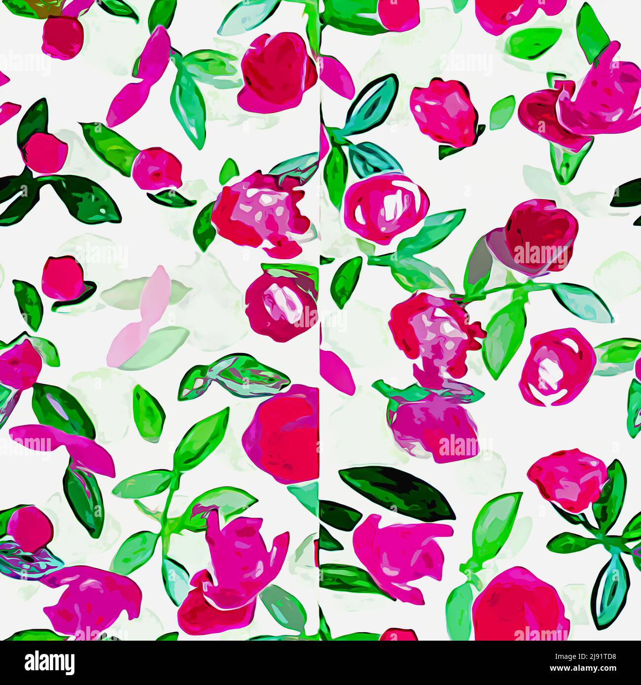 Textile and wallpaper patterns. A printable digital illustration work ...