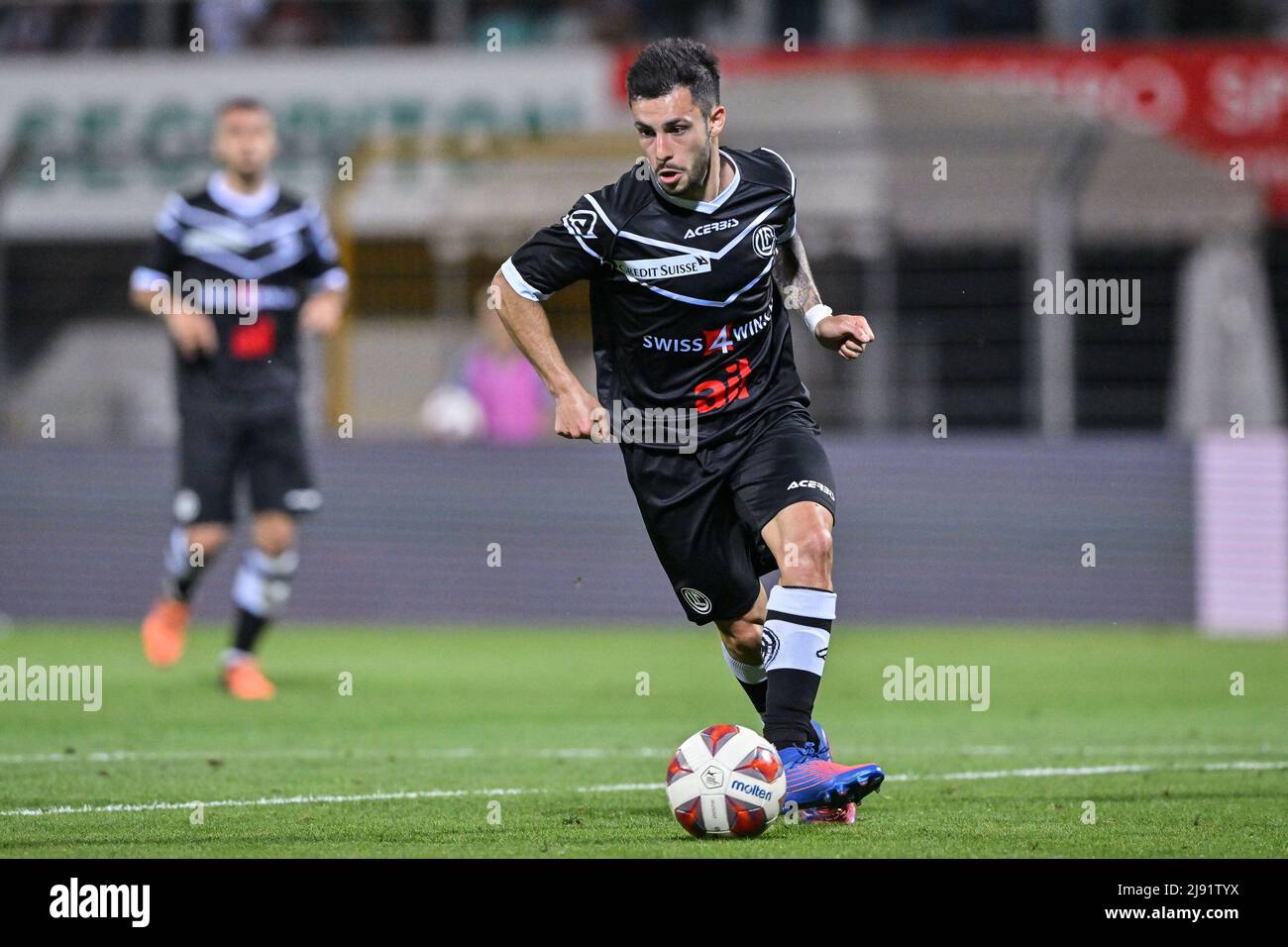 Lugano, Switzerland. 19th May, 2022. Referee Mr. Sven Wolfensberger during  the Super League match between FC Lugano and FC Zuerich at Cornaredo  Stadium in Lugano, Switzerland Cristiano Mazzi/SPP Credit: SPP Sport Press