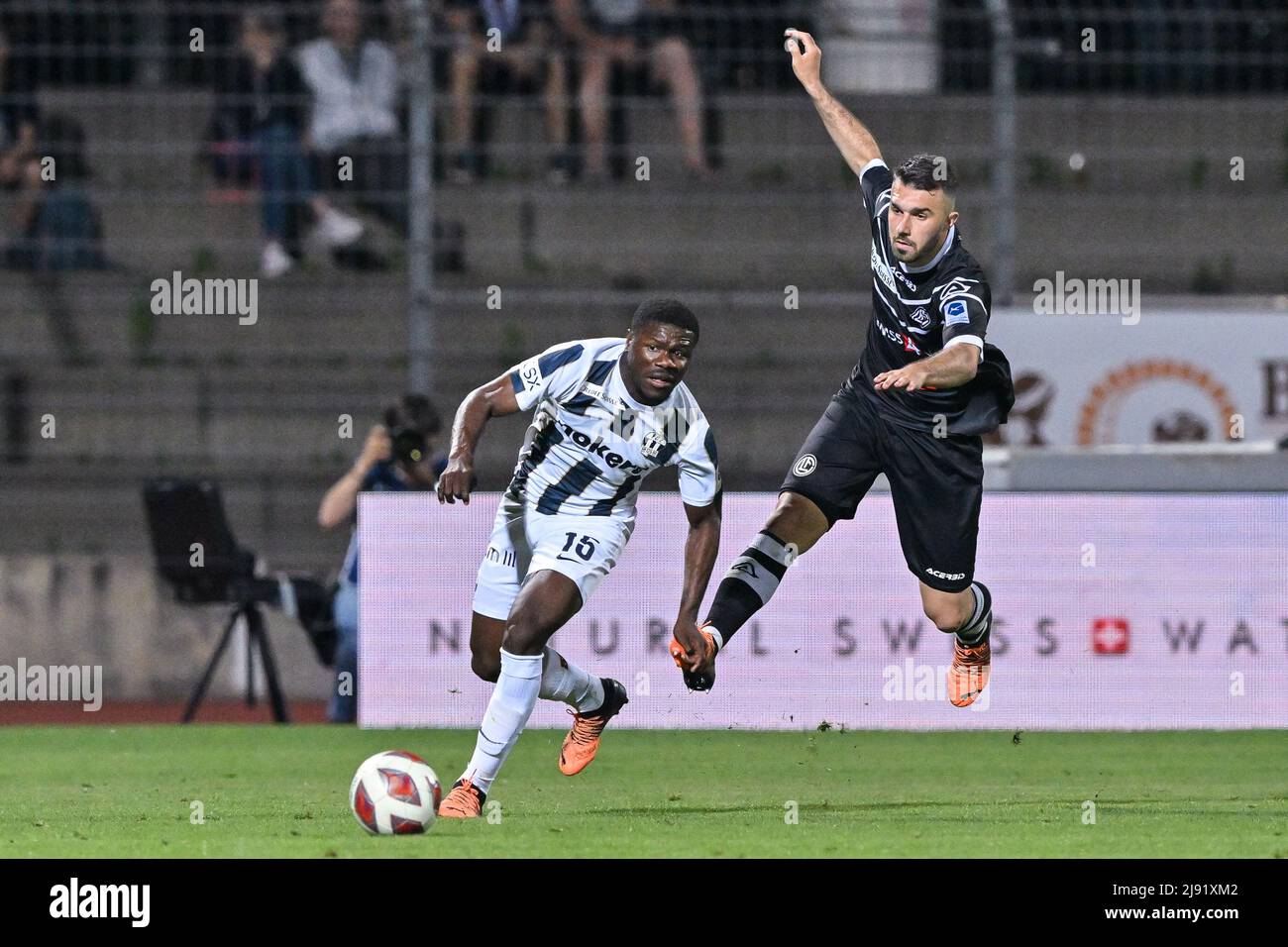 Lugano, Switzerland. 19th May, 2022. Referee Mr. Sven Wolfensberger during  the Super League match between FC Lugano and FC Zuerich at Cornaredo  Stadium in Lugano, Switzerland Cristiano Mazzi/SPP Credit: SPP Sport Press