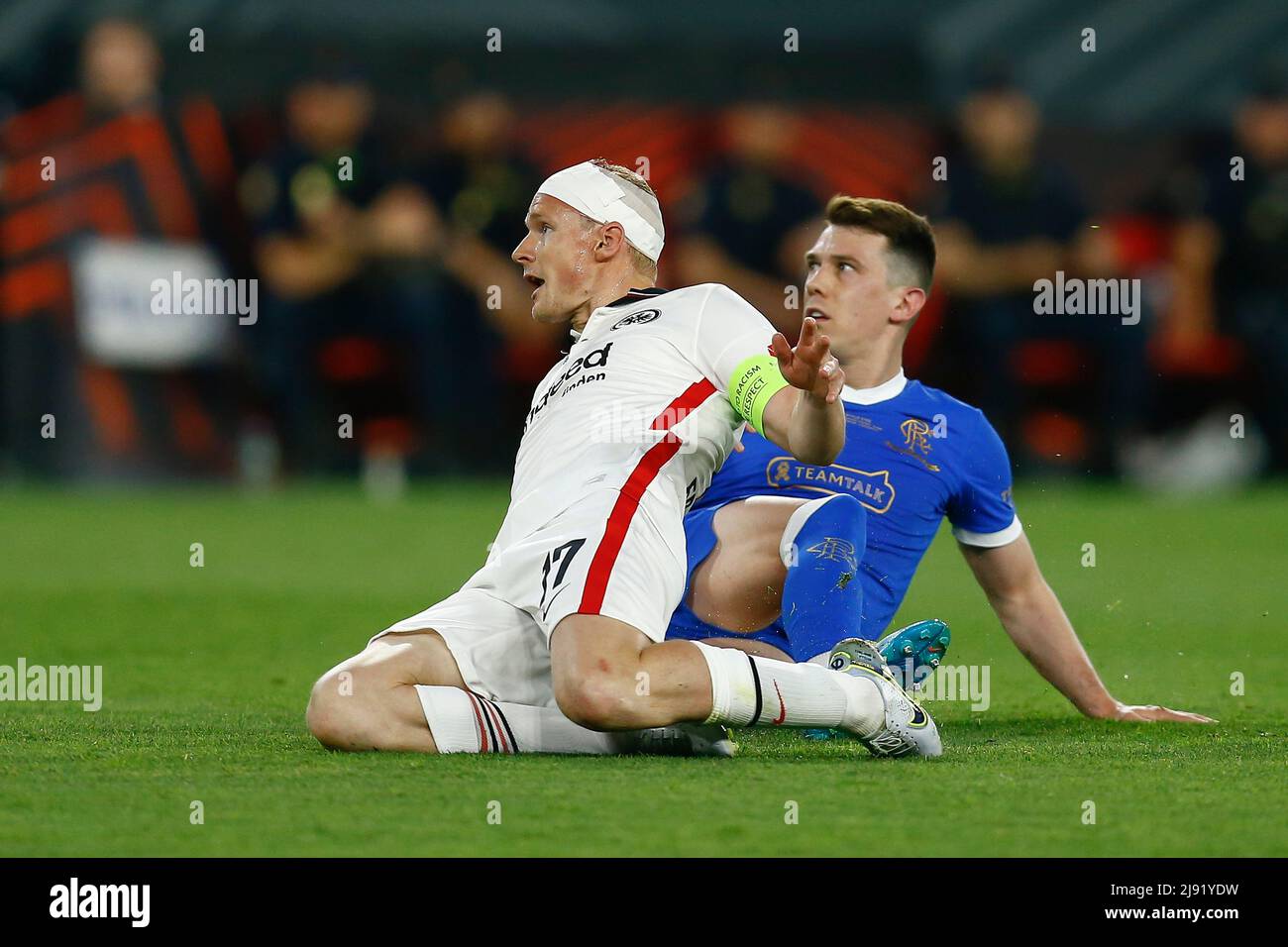 Sebastian Rode Sevilla, Spain, May 18, 2022, Sebastian Rode of Eintracht during the ...