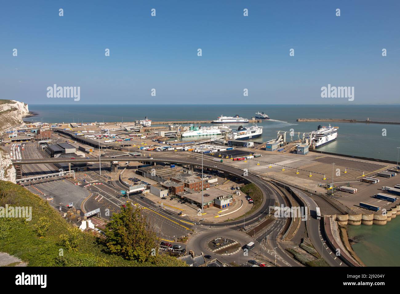 Dover Port, Kent, Uk Stock Photo