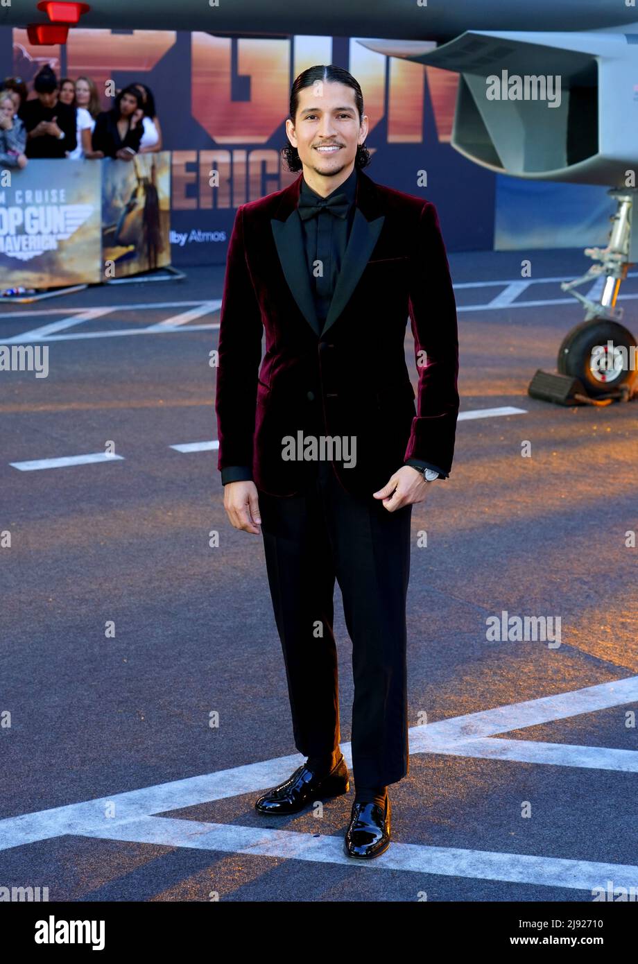 Danny Ramirez Attending The UK Premiere Of Top Gun Maverick At The Odeon Leicester Square