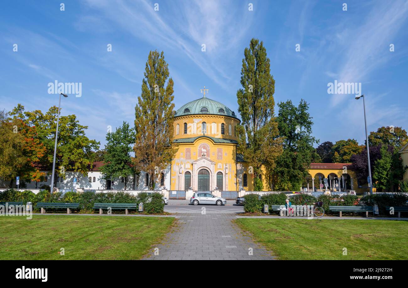 Funeral Hall, Westfriedhof, Munich, Upper Bavaria, Bavaria, Germany Stock Photo Alamy