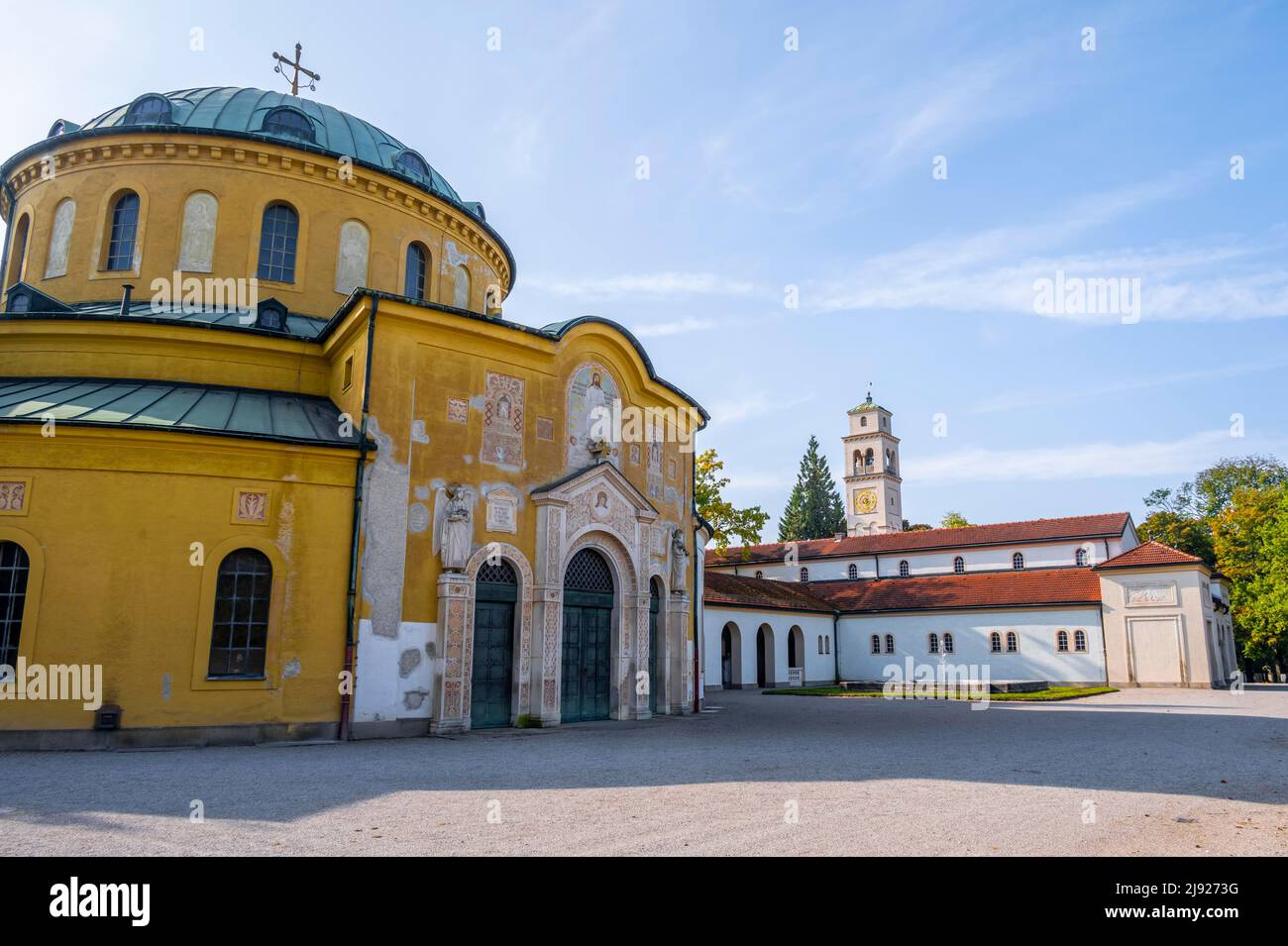 Funeral Hall, Westfriedhof, Munich, Upper Bavaria, Bavaria, Germany Stock Photo Alamy