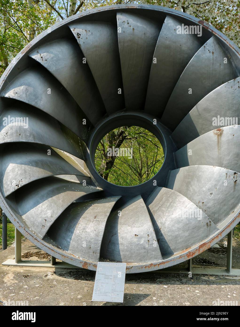 Runner in top hydro power plant