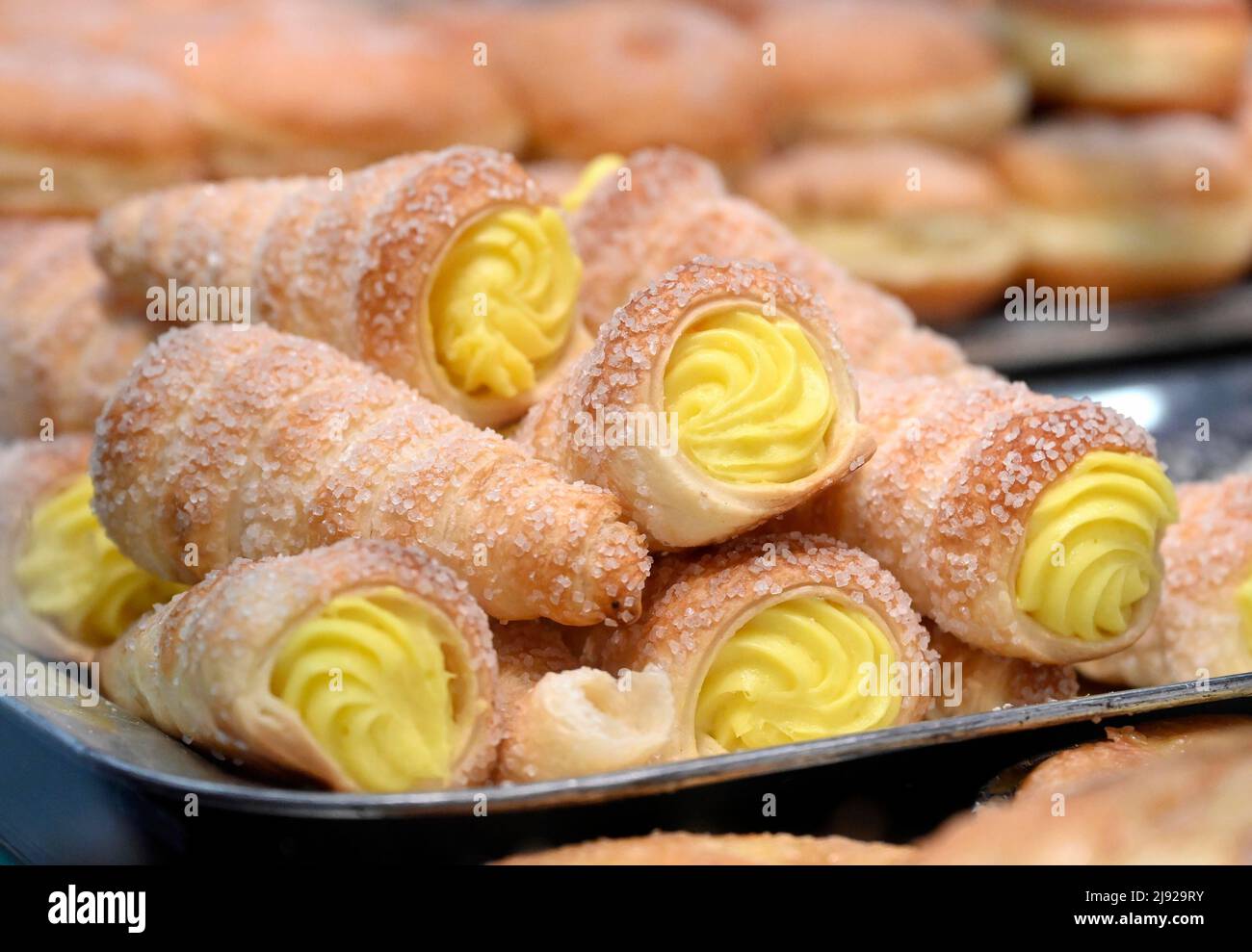 Bakery Vanille Stock Photo Alamy