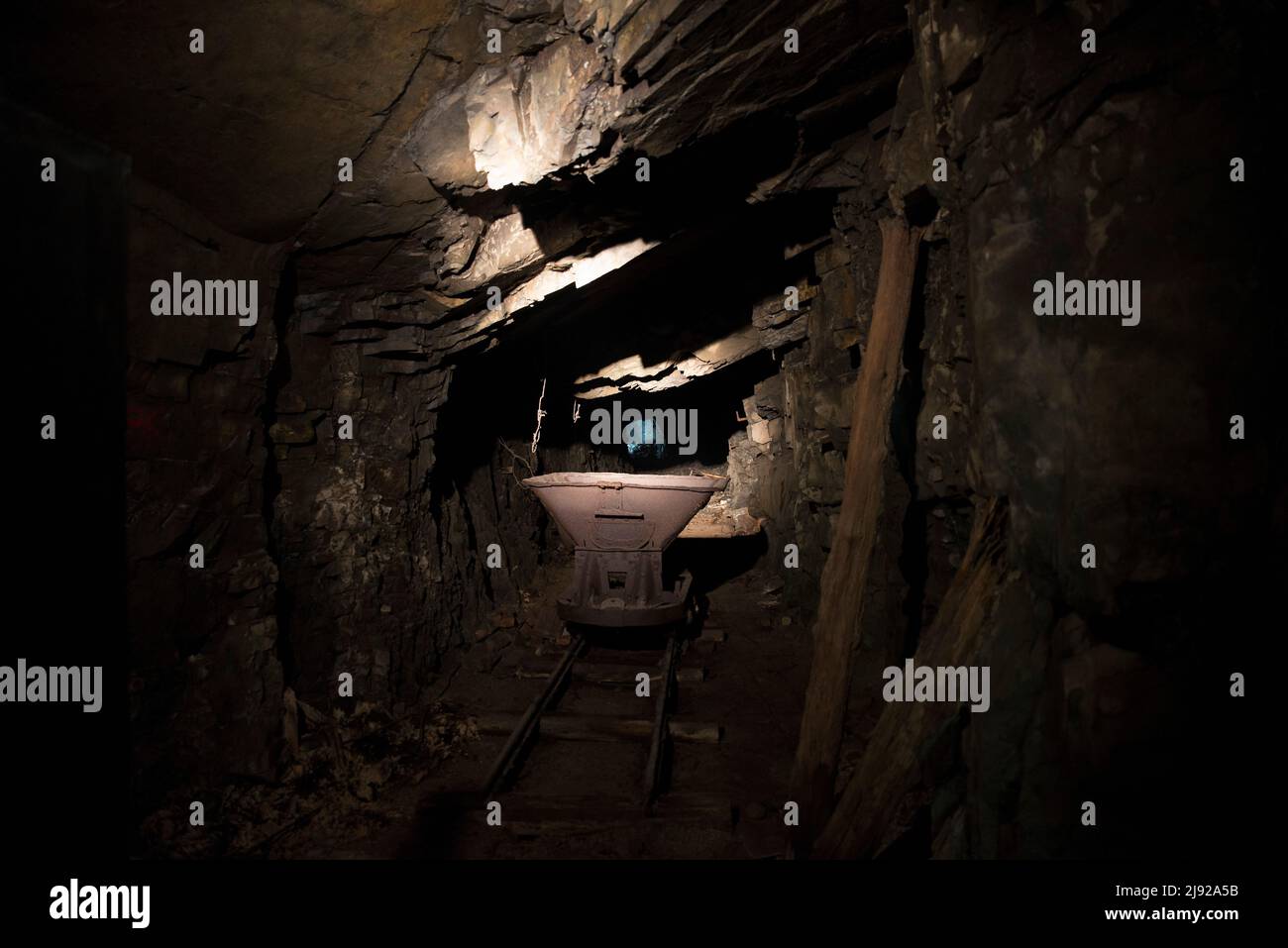 Jersey war tunnels German underground hospital Stock Photo Alamy