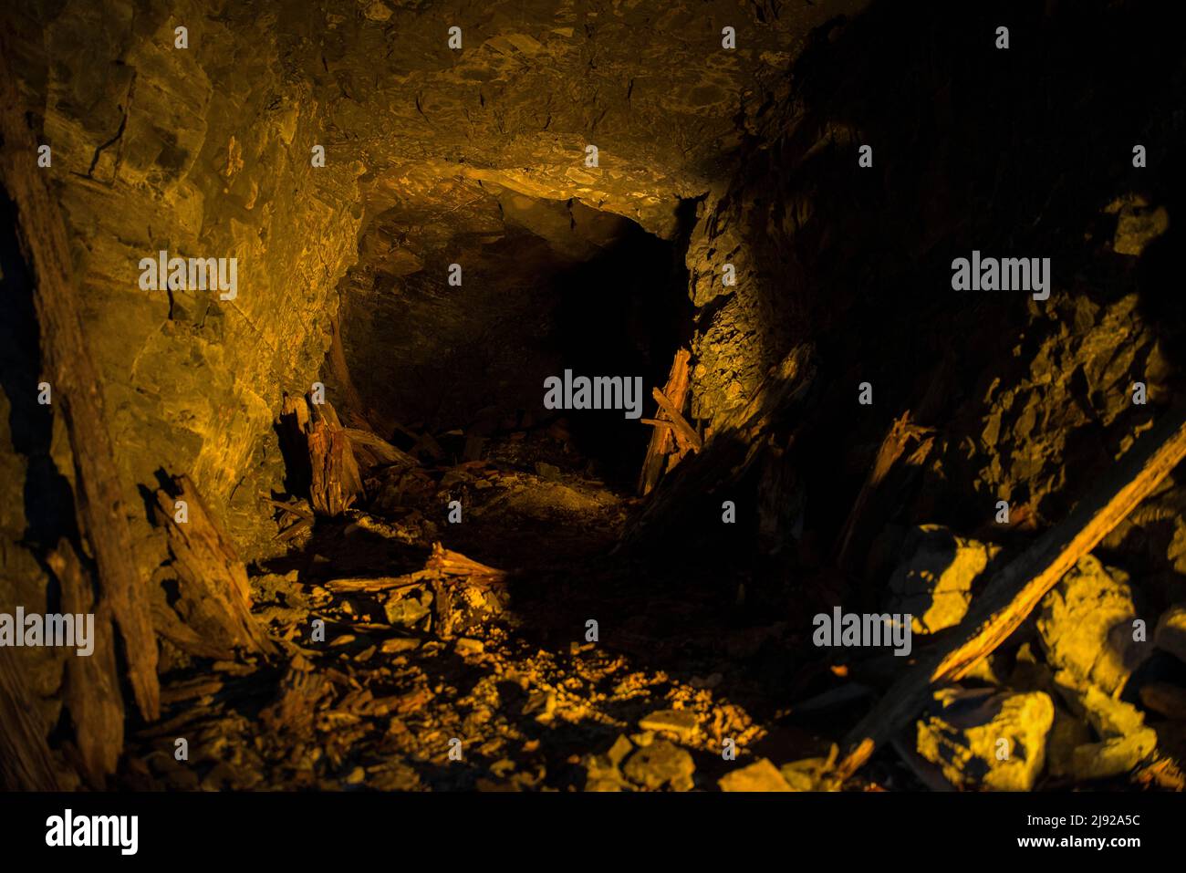 Jersey war tunnels German underground hospital Stock Photo Alamy