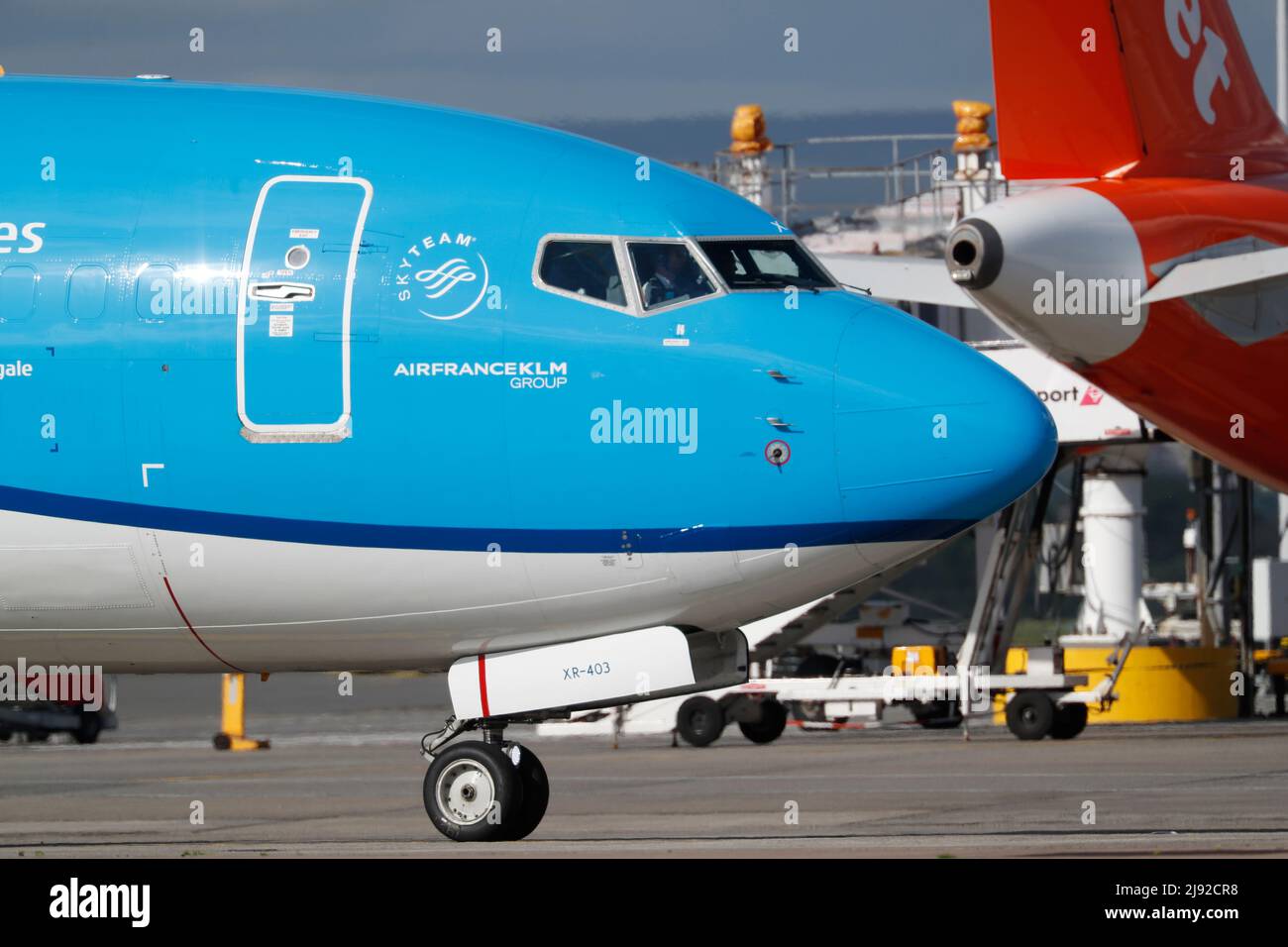 Glasgow Airport Stock Photo