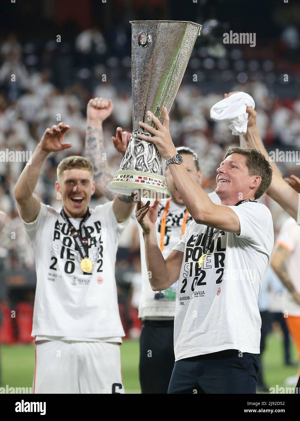 Photo Officielle De La Finale De L'Europa League 2022 - Eintracht Frankfurt Vs Rangers, Impression De Collection