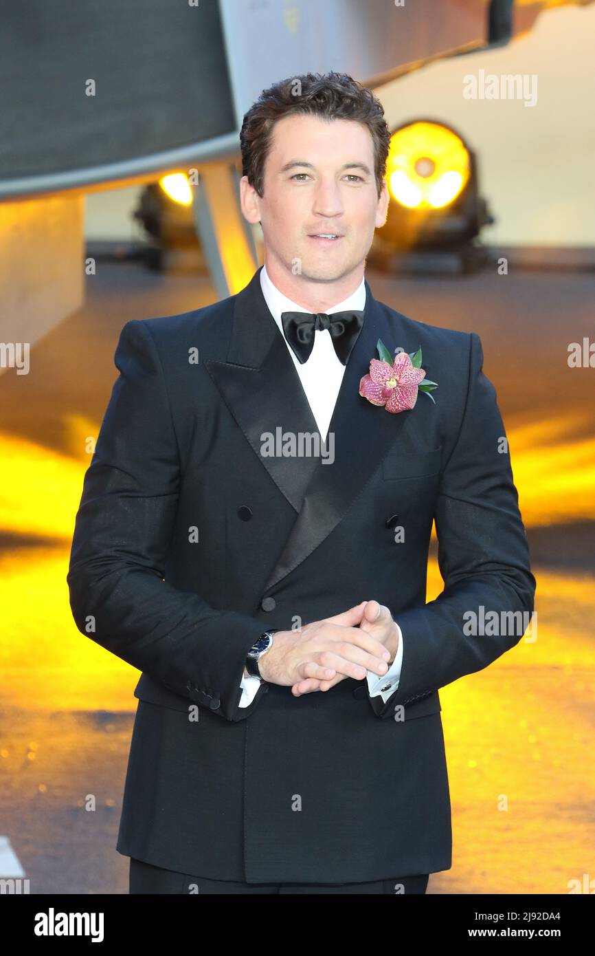 Miles Teller, Top Gun Maverick Royal Film Performance, Leicester