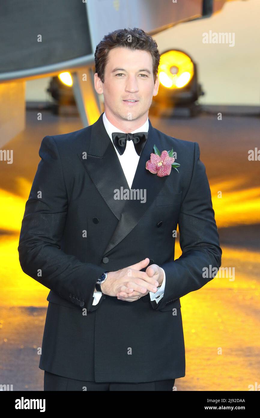Miles Teller, Top Gun Maverick Royal Film Performance, Leicester