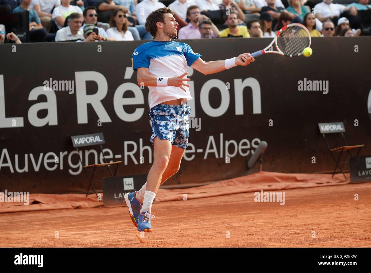 Lyon, France, May 19, 2022, Cameron NORRIE (GBR) during the Open Parc  Auvergne-Rhone-Alpes Lyon 2022, ATP 250 Tennis tournament on May 19, 2022  at Parc de la Tete d'Or in Lyon, France -
