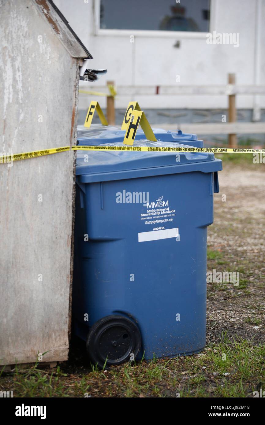 After attending a homicide scene on Edison Avenue in the North Kildonan