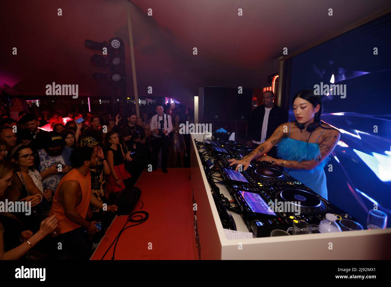 EDITORIAL USE ONLY Peggy Gou on stage during the Magnum ‘Classics Can