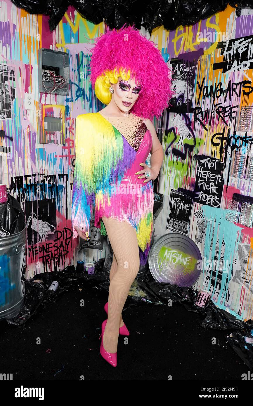 Art Simone poses at the 2022 Rupaul DragCon, Day 1, held at the LA