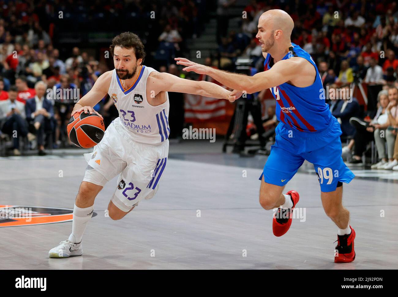 Real madrids sergio llull in hi-res stock photography and images