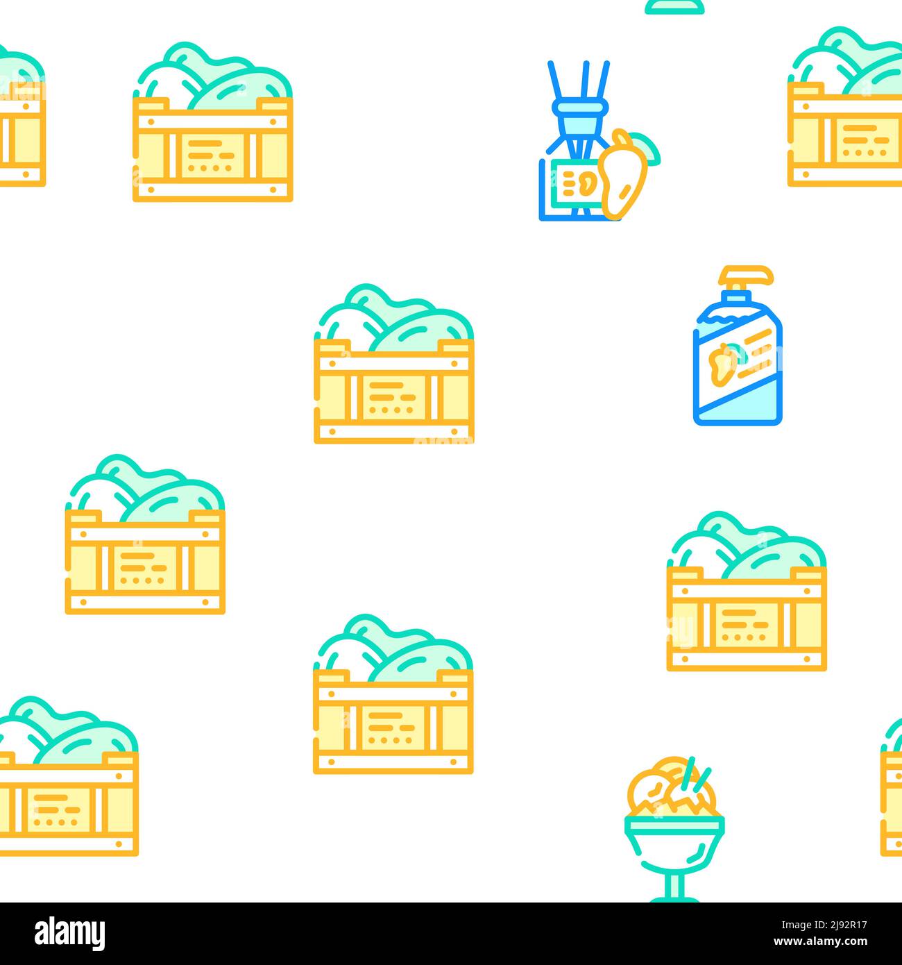Mango Tropical Fruit Vector Seamless Pattern Stock Vector Image & Art ...
