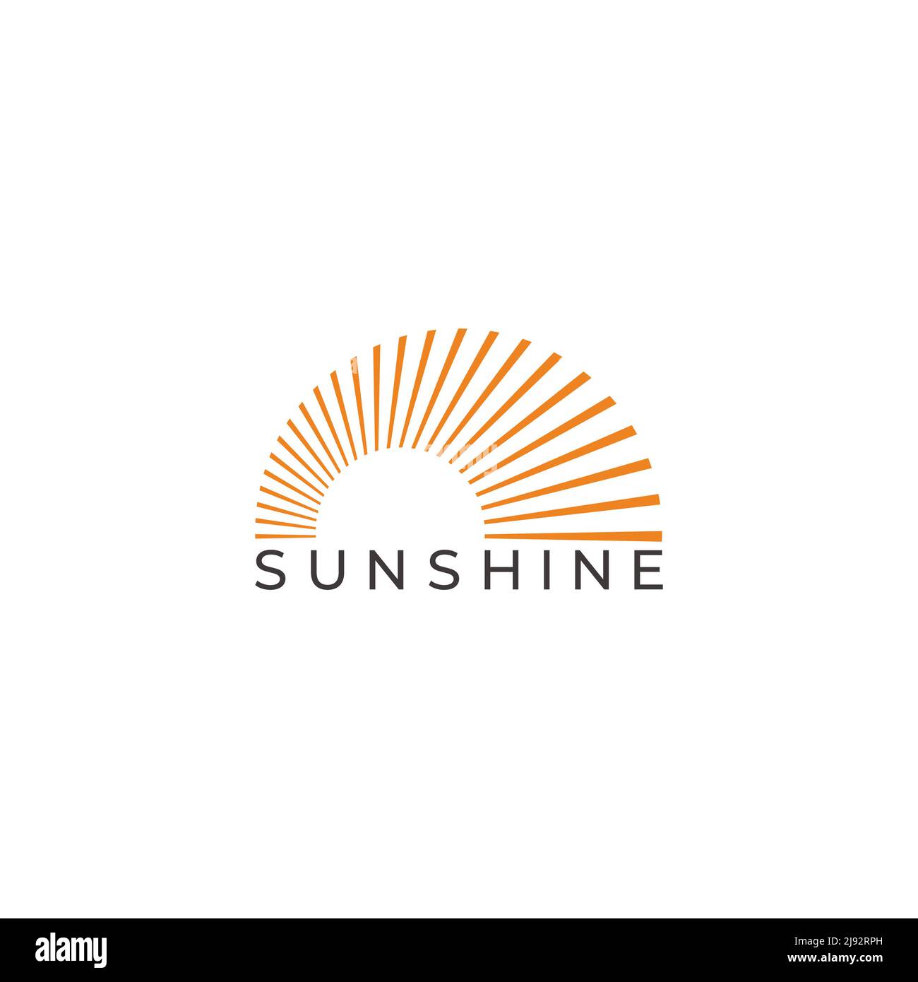 sunshine swirl motion geometric circle logo vector Stock Vector