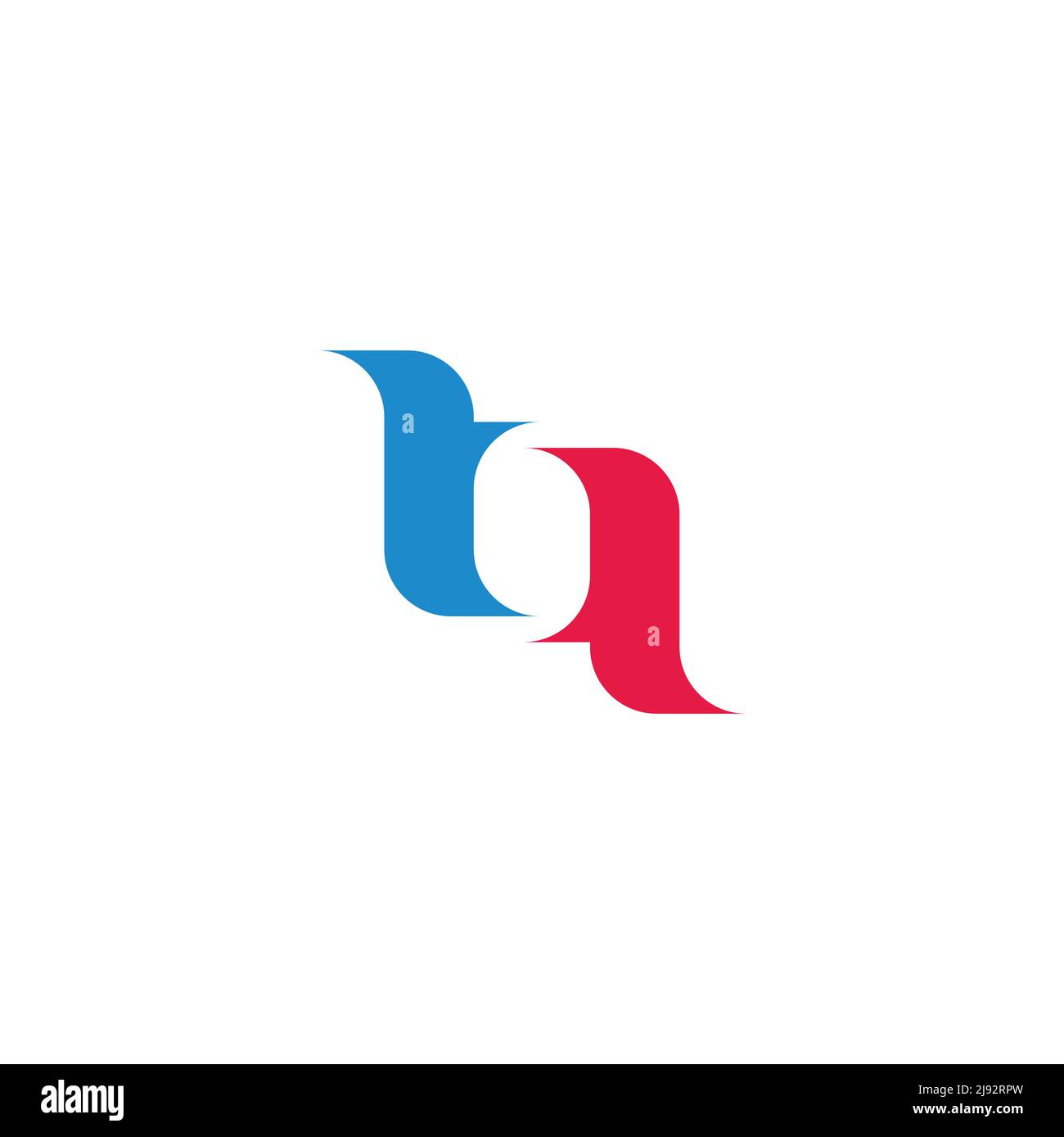 letter tf abstract colorful geometric logo vector Stock Vector