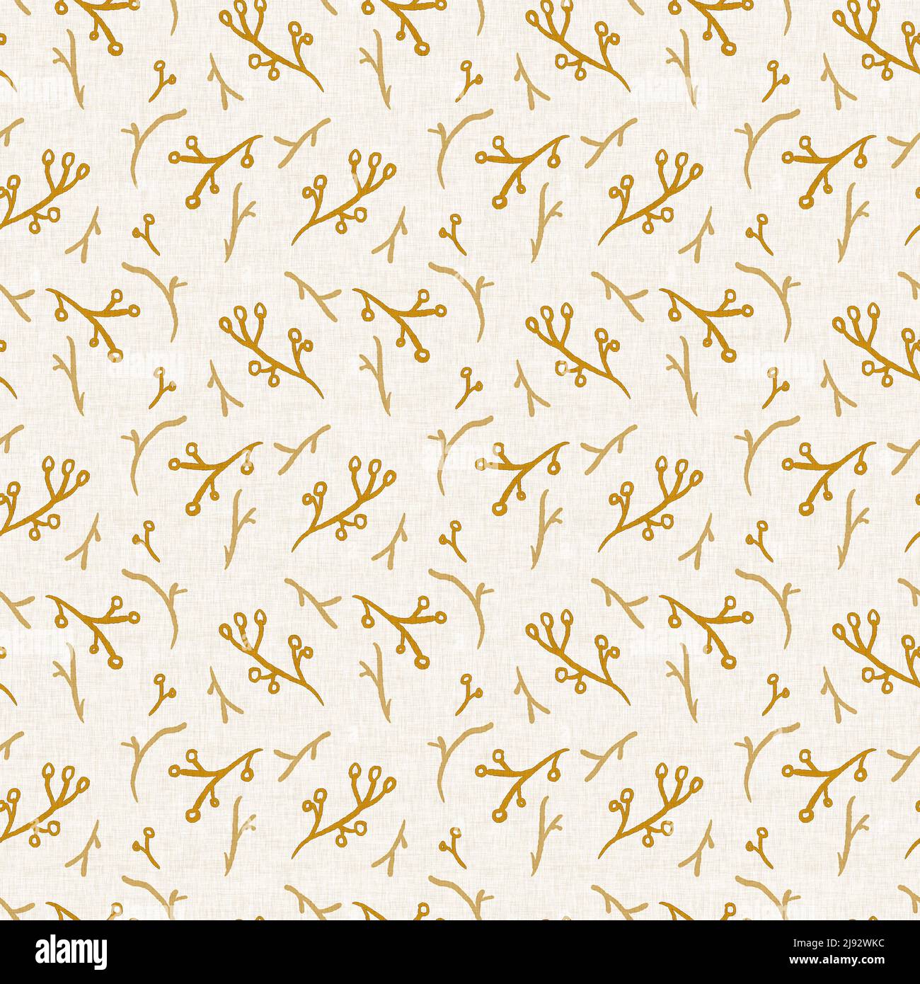 Gender neutral foliage leaf seamless raster background. Simple