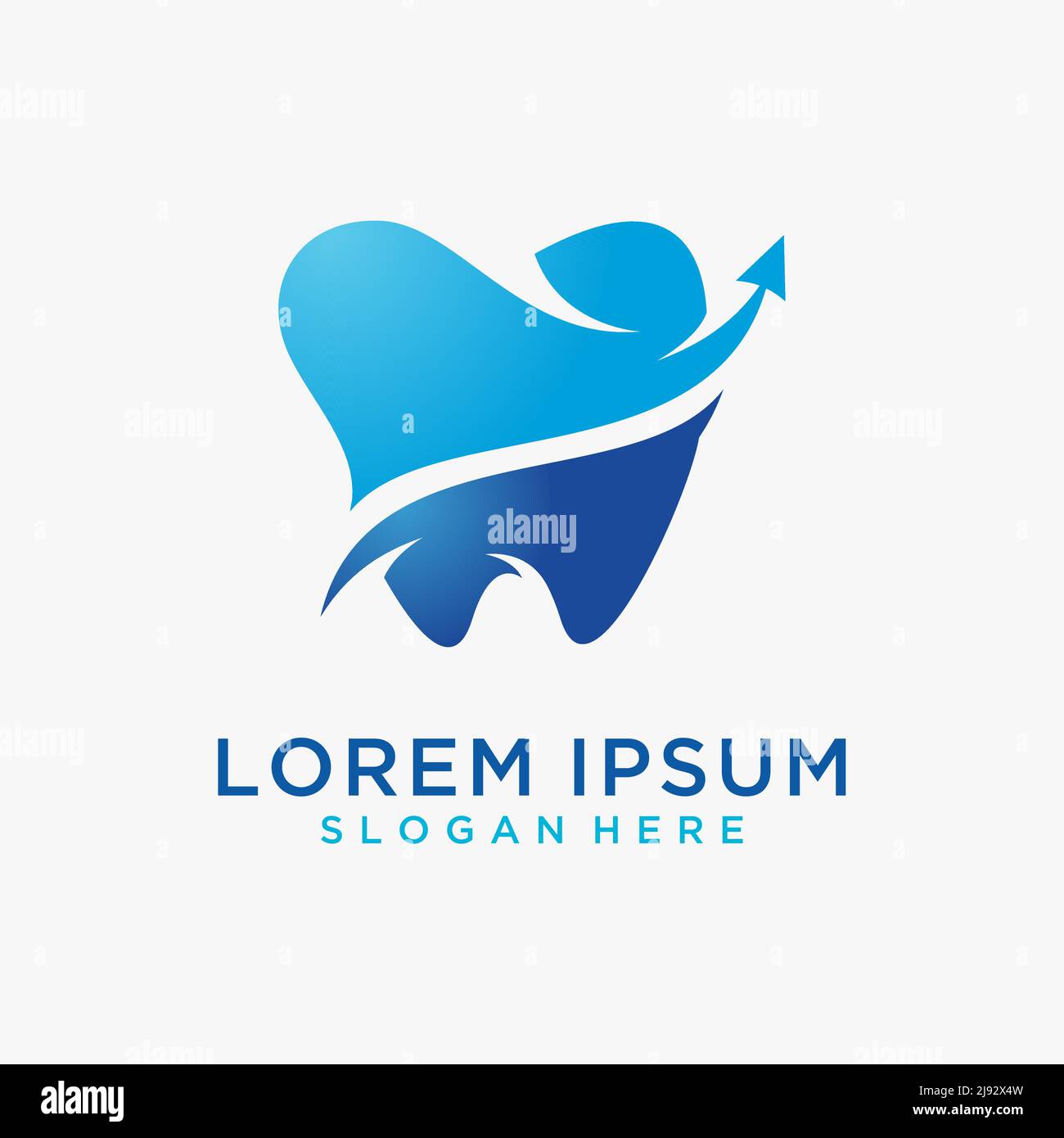 Arrow dental logo design Stock Vector Image & Art - Alamy