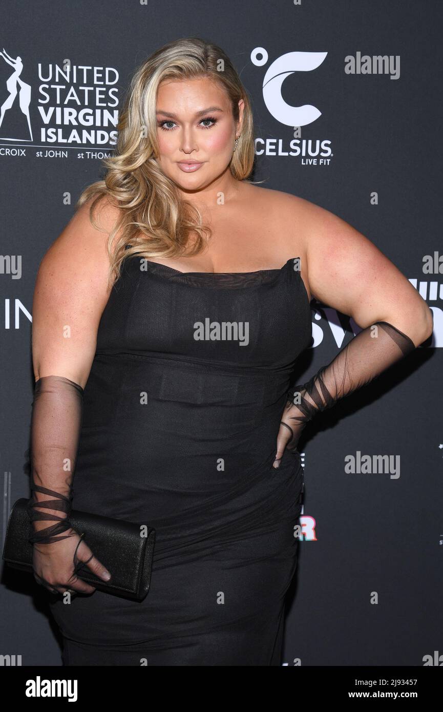Hunter McGrady attends the Sports Illustrated Swimsuit Celebrates 2022