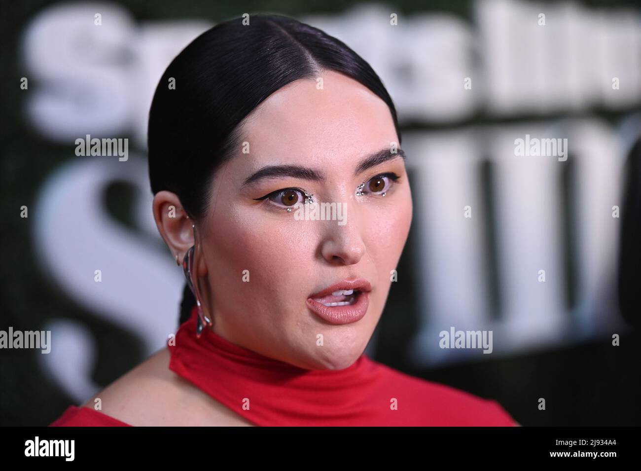 New York, USA. 19th May, 2022. Yumi Nu attends the Sports Illustrated