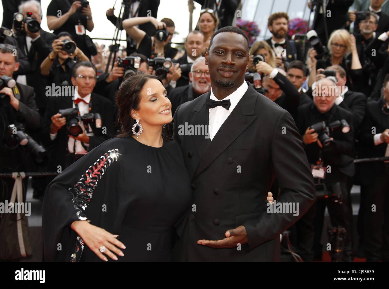 Cannes, France. 18th May, 2022. Omar Sy attends the screening of "Top Gun Maverick" during the