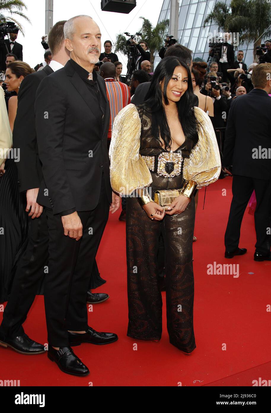 Cannes, France. 18th May, 2022. Anggun attends the screening of 'Top Gun: Maverick' during the 75th annual Cannes film festival at Palais des Festivals on May 18, 2022 in Cannes, France. Photo: DGP/imageSPACE Credit: Imagespace/Alamy Live News Stock Photo