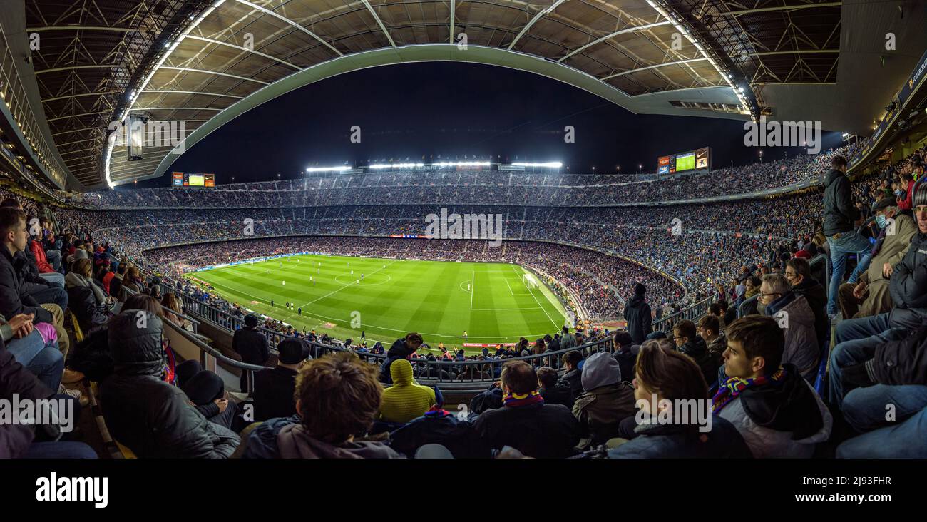 Nou camp night hi-res stock photography and images - Alamy