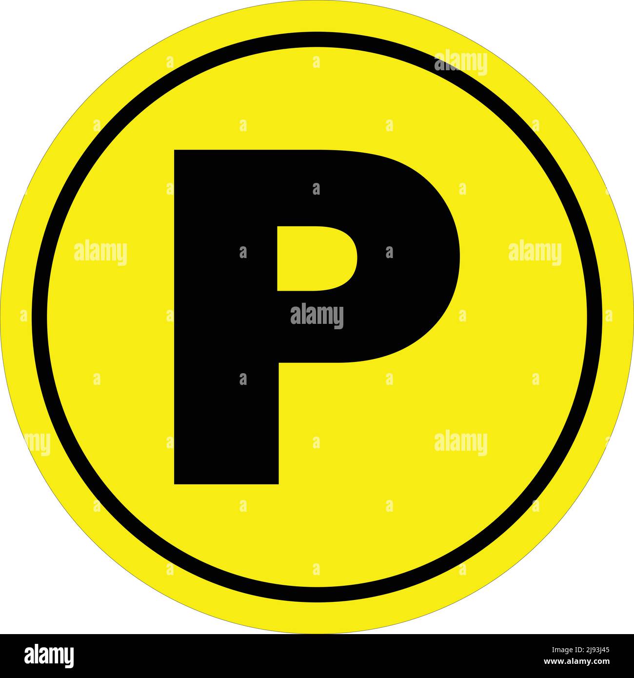 Parking sign Vector illustration. parking symbol image or clip art