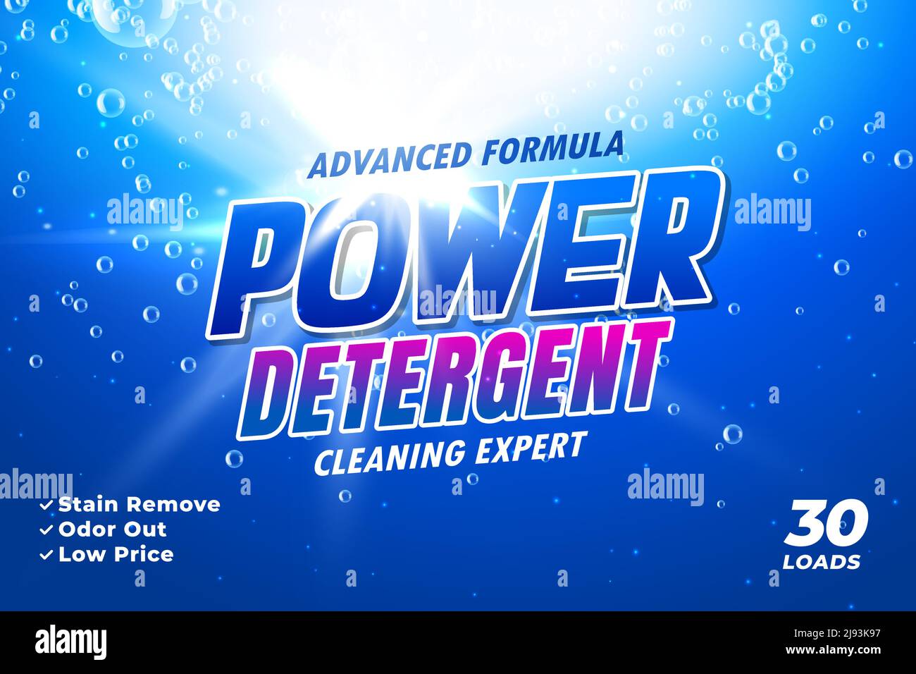 package design template for laundry detergent Stock Vector Image & Art