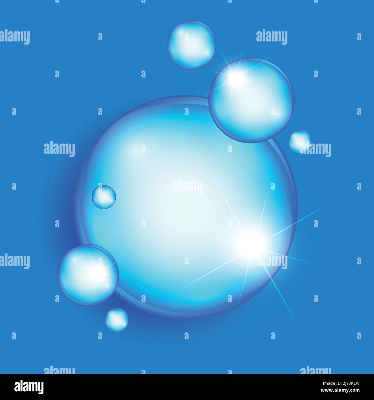 Water bubbles background Stock Vector Images - Alamy