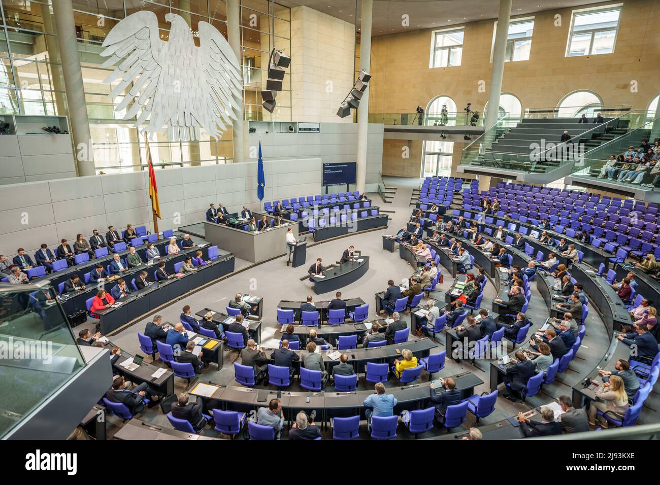 Berlin, Germany. 20th May, 2022. Bundestag approves extension of Mali deployment. Credit: Michael Kappeler/dpa/Alamy Live News Stock Photo