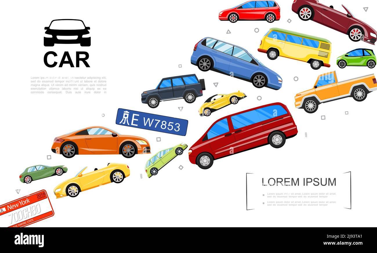 List Different Types Car Icons Set Icon Cars Transportation Vehicles Stock  Vector by ©leremy 312158326