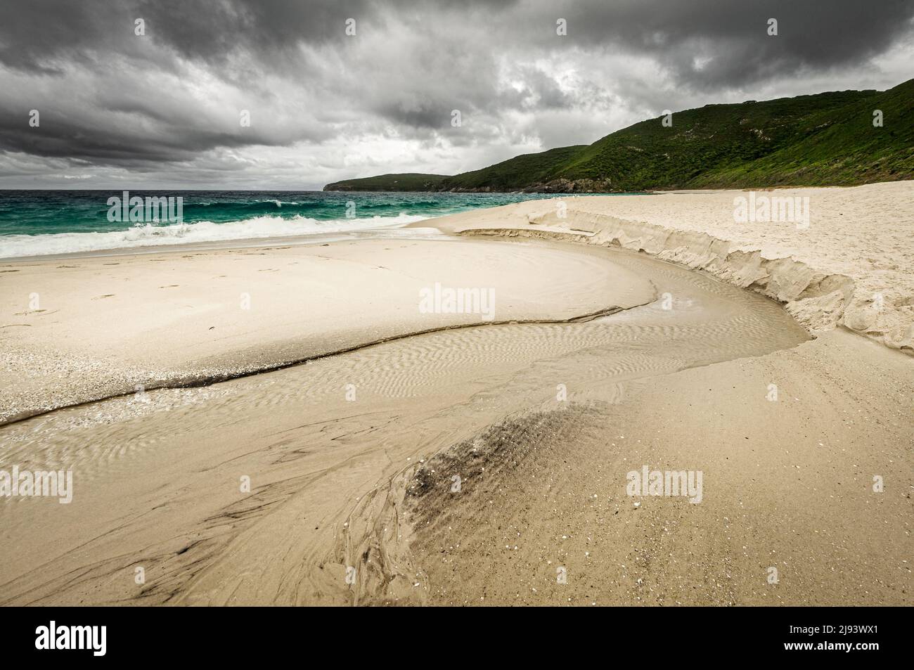 Shelley Beach in West Cape Howe National Park. Stock Photo