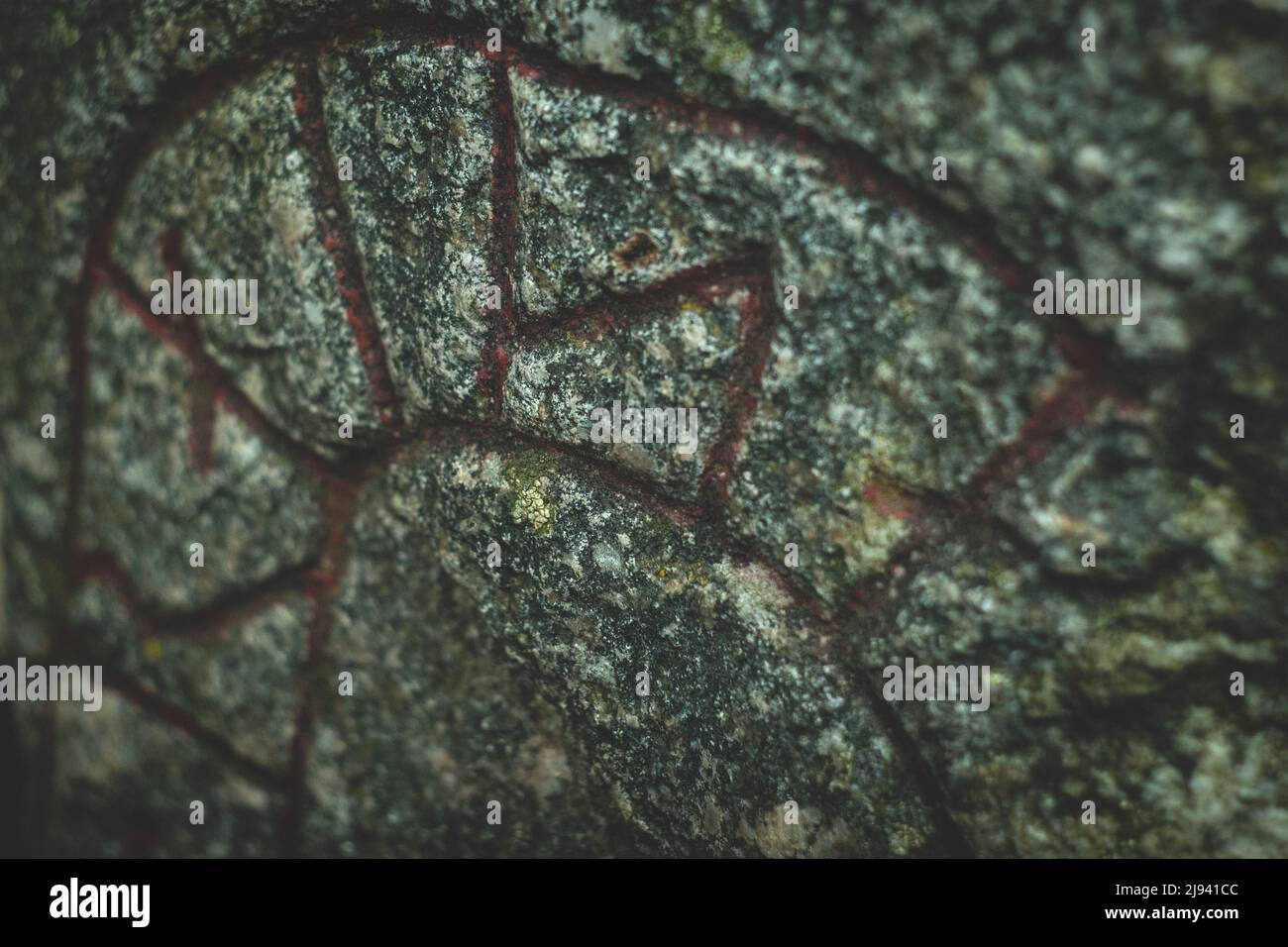 runestones in the swedish city of Sigtuna Stock Photo