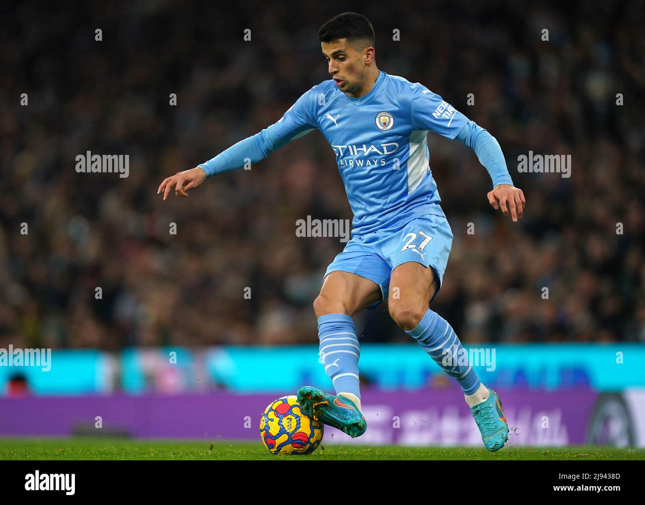 File photo dated 19-02-2022 of Manchester City's Joao Cancelo. This has been another fine season from the Portugal international, who is equally adept on the right or left flank. Issue date: Friday May 20, 2022. Stock Photo