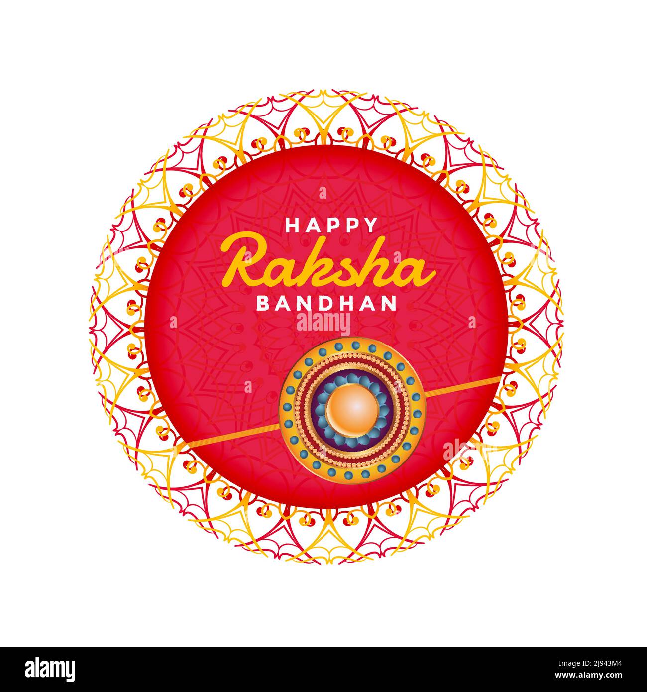 rakhi festival background for raksha bandhan Stock Vector Image & Art -  Alamy