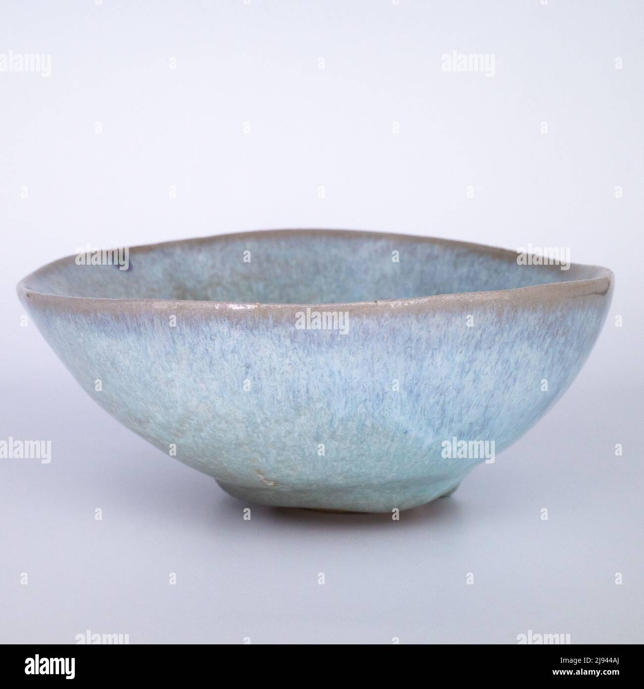 Japanese WabiSabi Junyao Jun Ware Style Drip Glaze Tea Bowl Stock